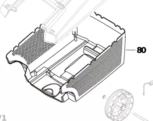 Bac de récupération inférieur réf. F 016 L66 683 BOSCH